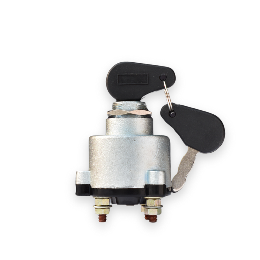 Compact battery isolator switch, keyed, 2-terminal