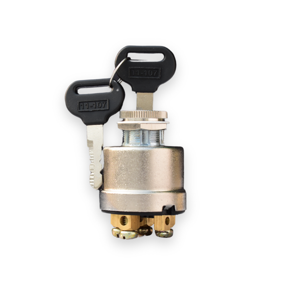 Heavy-duty ignition switch, keyed, 4-terminal