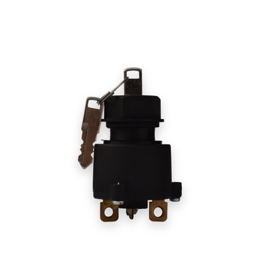 Panel-mount ignition switch, 3-terminal, screw-tab mount